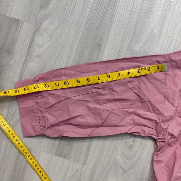 Haute Monde Women Blouse Top Pink Wrap Tie Long Sleeve Made in Vietnam Size 2XL - Picture 5 of 15